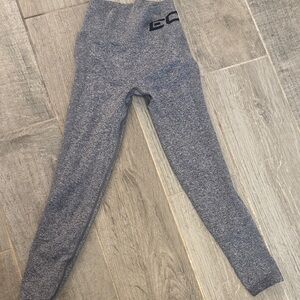 Womens ECHT Gray Leggings scrunch butt